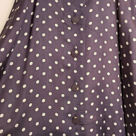 Vintage polka dot Swing dress - Picture 4 of 9
